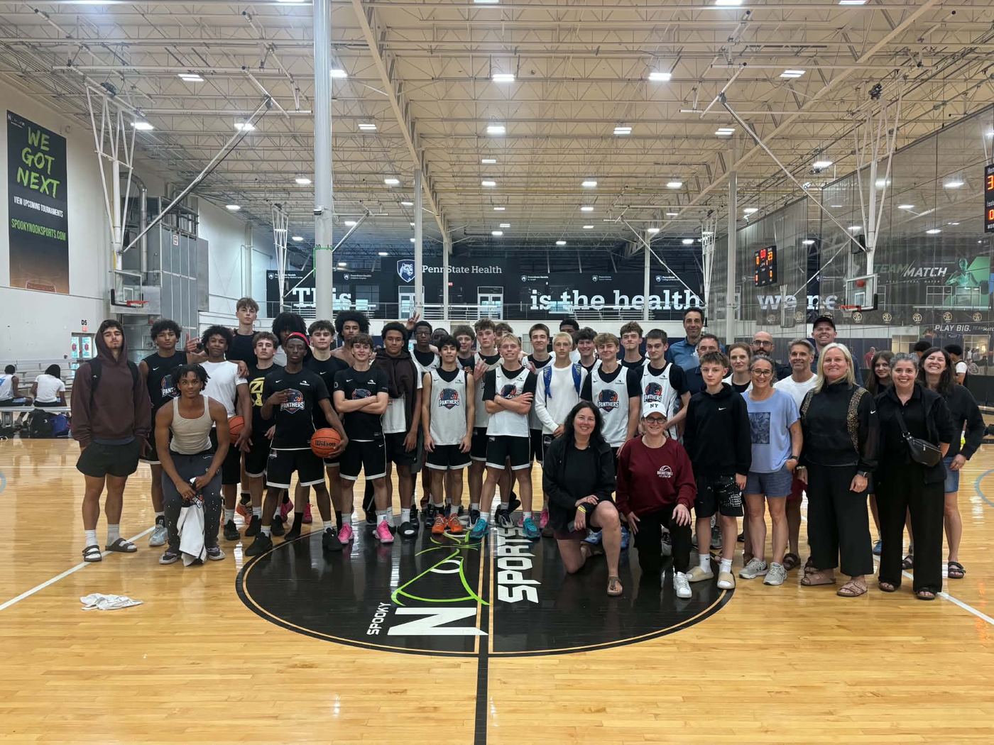 Groupe Panthers à Spooky Nook Sports en Pennsylvanie